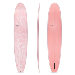 9'8" Classic Longboard Surfboard Coral Abstract (Poly)