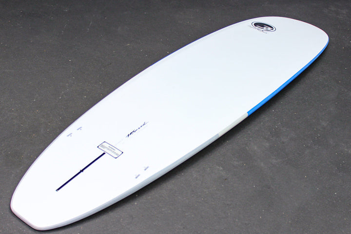 8'6" Ultimate Longboard Surfboard Blue Dip (Hybrid Epoxy Softtop)