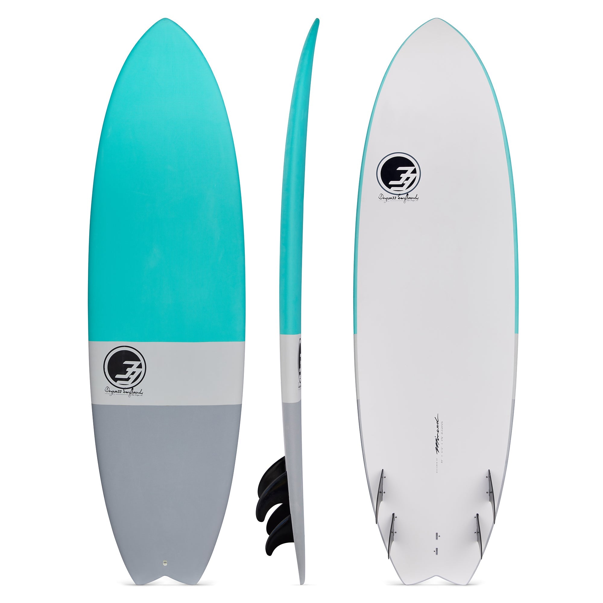 7'2 Poacher Funboard Surfboard Mint Dip (Epoxy), Funboard Surfboard