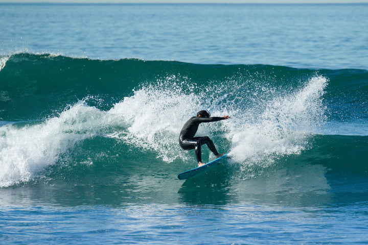 7'6" Easy Rider Surfboard Gray Dip (Hybrid Epoxy Soft Top)