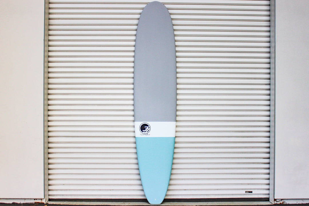 8' Ultimate Longboard Surfboard Gray Dip (Epoxy)