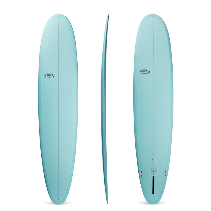 9' Ultimate Longboard Surfboard Aqua Resin Tint (NexGen Epoxy) - Closeout