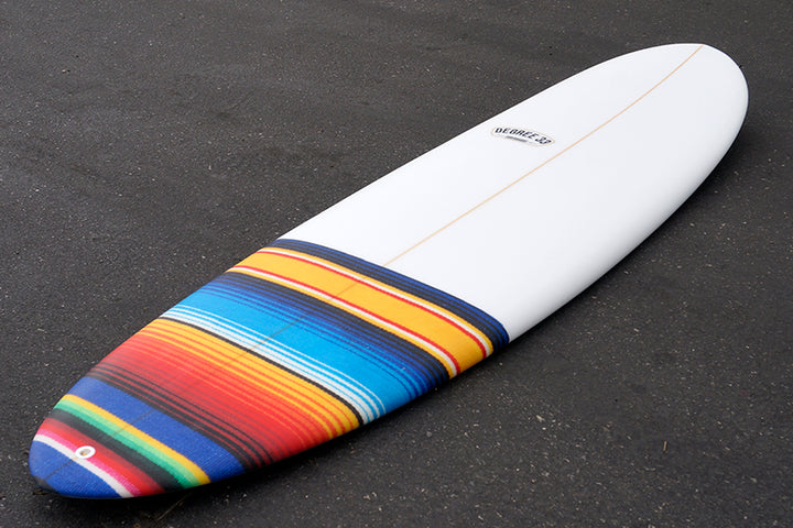 6'10" Poacher Surfboard with Mexican Blanket Inlay (Poly)