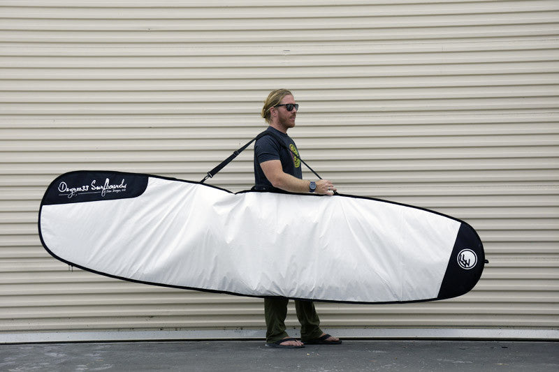 DB Journey Single Adjustable (6' 5 to 7' 6) Mid Length surfboard bag 10mm -  Black