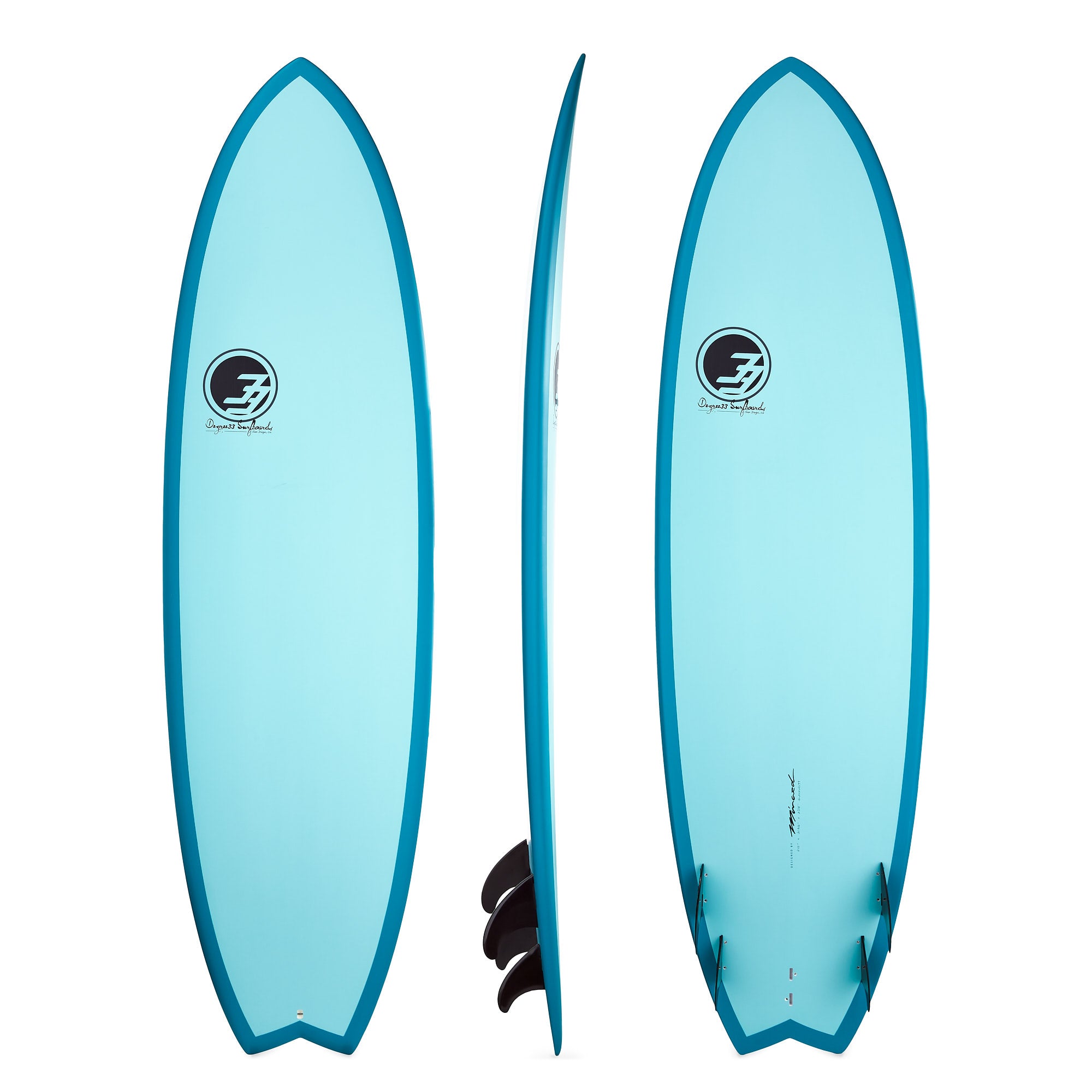 7 10 Easy Rider Surfboard Aqua Rail Epoxy
