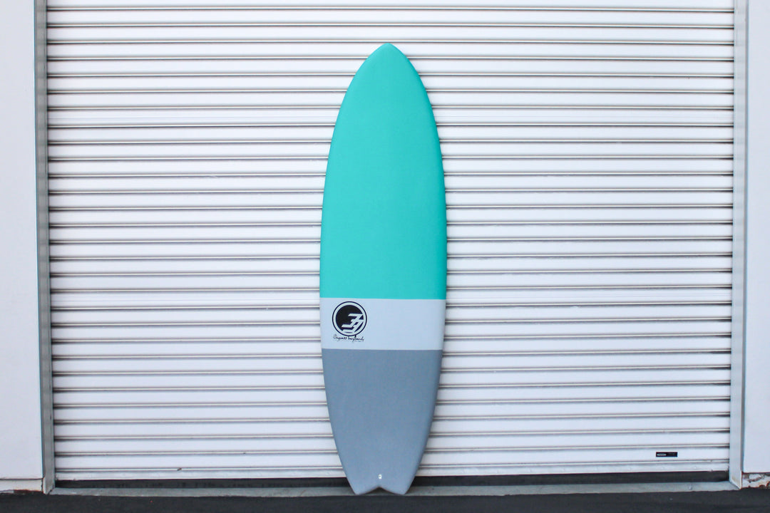 6'6" Easy Rider Surfboard Aqua Dip (Hybrid Epoxy Soft Top)