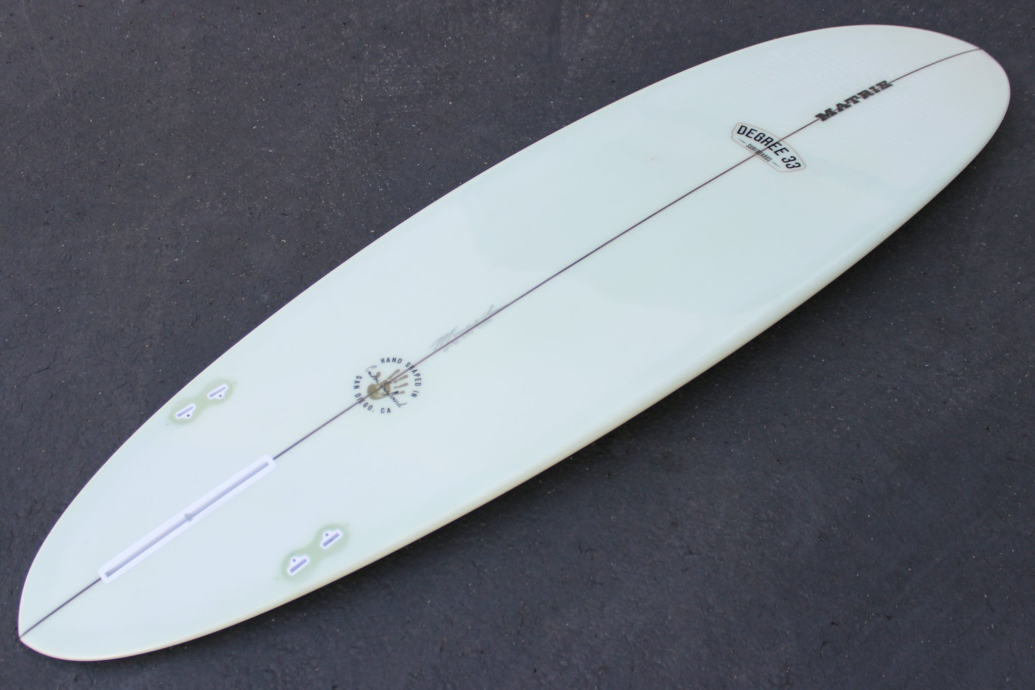 Sage green store surfboard