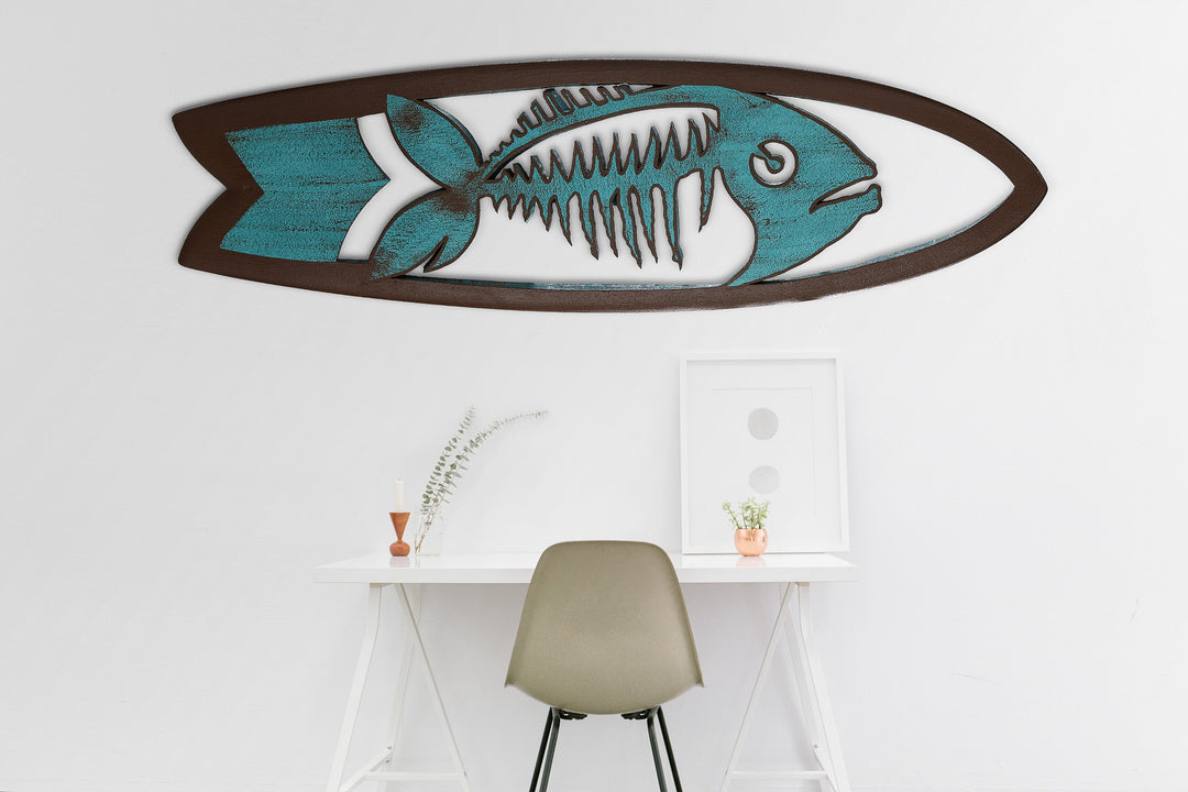 Surfboard Art (Fish Bone Shape)